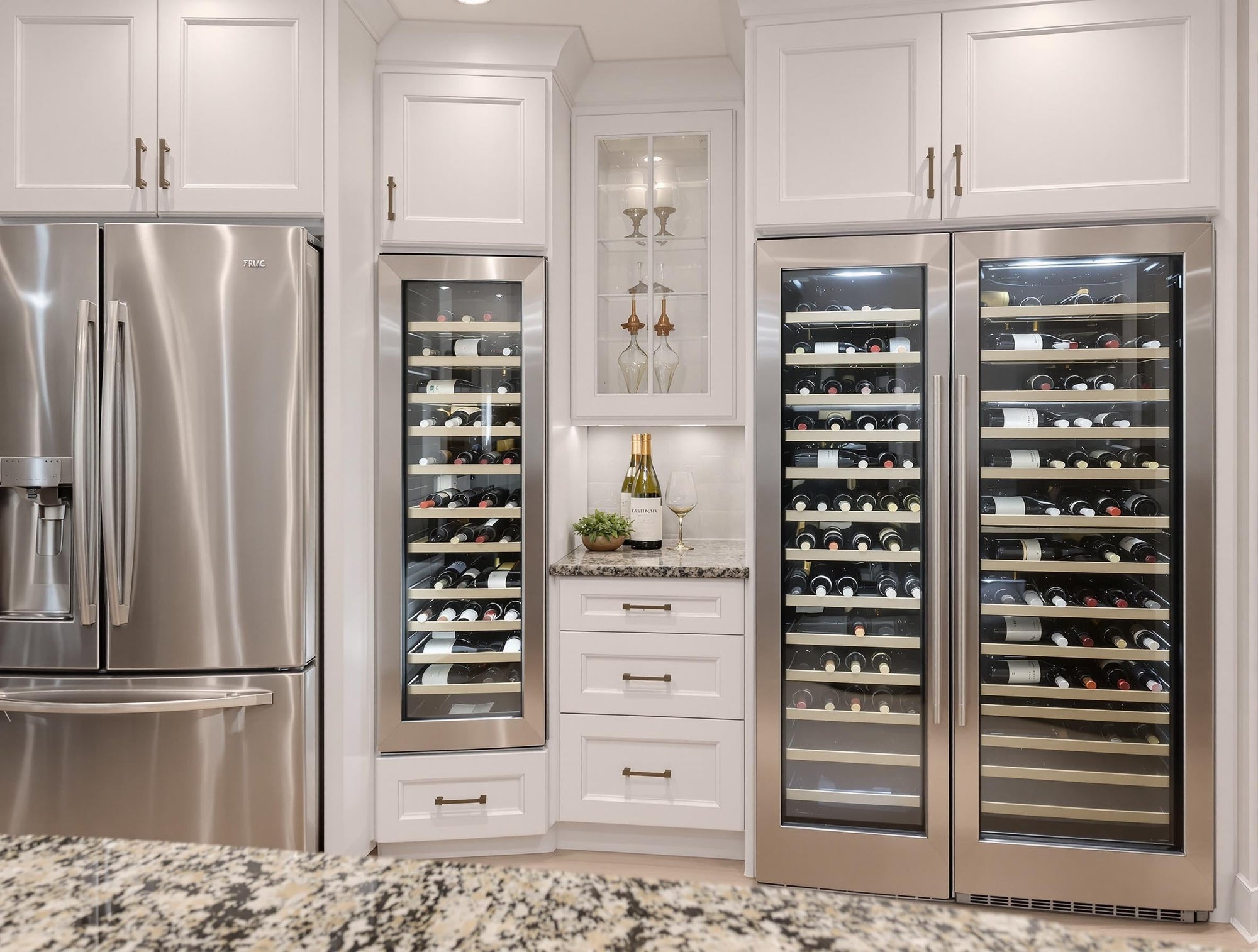 Selection of stylish and high-performance built-in wine coolers