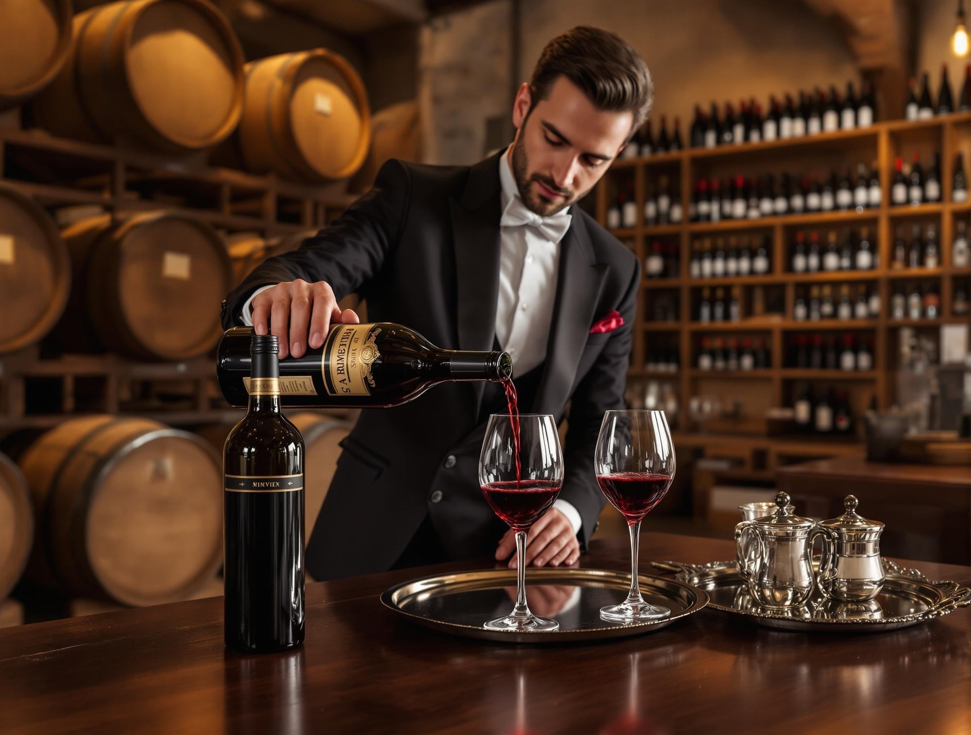 Sommelier techniques for appreciating a fine vintage