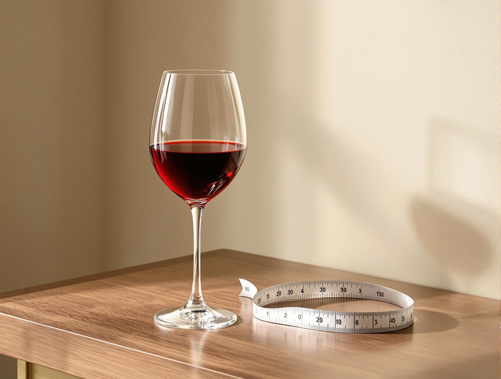 What is the ideal volume of a red wine glass?